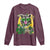 Funny St Patrick's Day Racoon Long Sleeve Shirt Kiss Me I'm Feral Horseshoe Shamrock