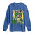 Funny St Patrick's Day Racoon Long Sleeve Shirt Kiss Me I'm Feral Horseshoe Shamrock