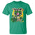 Funny St Patrick's Day Racoon T Shirt Kiss Me I'm Feral Horseshoe Shamrock