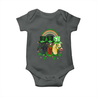 Funny St Patrick's Day Horse Baby Onesie Happy St Horsetrick's Day Shamrock