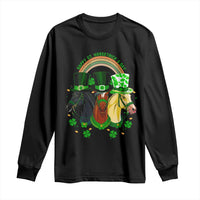 Funny St Patrick's Day Horse Long Sleeve Shirt Happy St Horsetrick's Day Shamrock