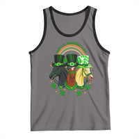 Funny St Patrick's Day Horse Tank Top Happy St Horsetrick's Day Shamrock