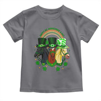 Funny St Patrick's Day Horse Toddler T Shirt Happy St Horsetrick's Day Shamrock