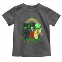 Funny St Patrick's Day Horse Toddler T Shirt Happy St Horsetrick's Day Shamrock