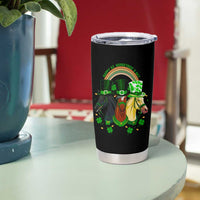 Funny St Patrick's Day Horse Tumbler Cup Happy St Horsetrick's Day Shamrock