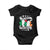 Funny Half Gaelic Half Garlic Baby Onesie Irish Italian St. Patrick's Day