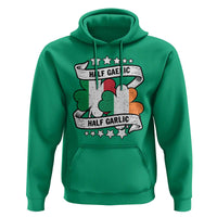 Funny Half Gaelic Half Garlic Hoodie Irish Italian St. Patrick's Day
