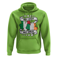 Funny Half Gaelic Half Garlic Hoodie Irish Italian St. Patrick's Day