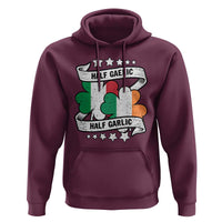 Funny Half Gaelic Half Garlic Hoodie Irish Italian St. Patrick's Day