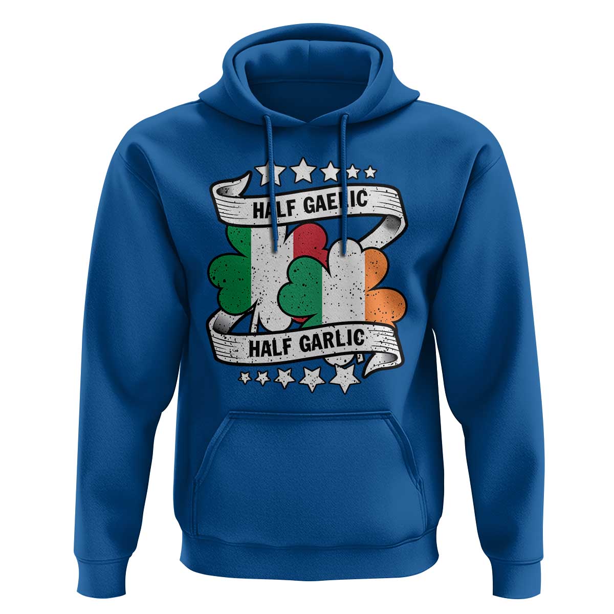 Funny Half Gaelic Half Garlic Hoodie Irish Italian St. Patrick's Day
