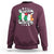 Funny Half Gaelic Half Garlic Sweatshirt Irish Italian St. Patrick's Day