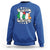 Funny Half Gaelic Half Garlic Sweatshirt Irish Italian St. Patrick's Day
