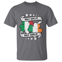 Funny Half Gaelic Half Garlic T Shirt Irish Italian St. Patrick's Day