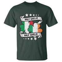 Funny Half Gaelic Half Garlic T Shirt Irish Italian St. Patrick's Day