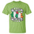 Funny Half Gaelic Half Garlic T Shirt Irish Italian St. Patrick's Day