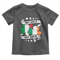 Funny Half Gaelic Half Garlic Toddler T Shirt Irish Italian St. Patrick's Day