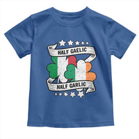 Funny Half Gaelic Half Garlic Toddler T Shirt Irish Italian St. Patrick's Day