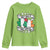 Funny Half Gaelic Half Garlic Youth Sweatshirt Irish Italian St. Patrick's Day