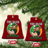 Funny The Irish We Don't Always Win But We Always Fight Ceramic Ornament - Wonder Print Shop