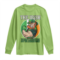 Funny The Irish We Don't Always Win But We Always Fight Long Sleeve Shirt