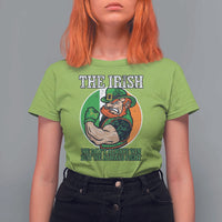 Funny The Irish We Don't Always Win But We Always Fight T Shirt For Women