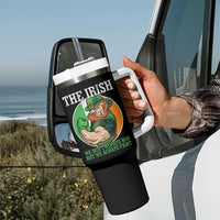 Funny The Irish We Don't Always Win But We Always Fight Tumbler With Handle