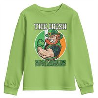 Funny The Irish We Don't Always Win But We Always Fight Youth Sweatshirt