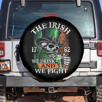 Irish Soldiers 1762 Spare Tire Cover The Irish We Drink And We Fight Shamrock Skull Beer