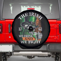 Irish Soldiers 1762 Spare Tire Cover The Irish We Drink And We Fight Shamrock Skull Beer
