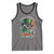 Irish Soldiers 1762 Tank Top The Irish We Drink And We Fight Shamrock Skull Beer