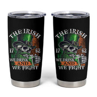 Irish Soldiers 1762 Tumbler Cup The Irish We Drink And We Fight Shamrock Skull Beer - Wonder Print Shop
