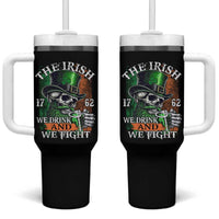 Irish Soldiers 1762 Tumbler With Handle The Irish We Drink And We Fight Shamrock Skull Beer - Wonder Print Shop