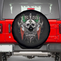 Funny Irish Warrior Spare Tire Cover Vintage Skull Celtic Cross Ireland Flag