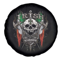 Funny Irish Warrior Spare Tire Cover Vintage Skull Celtic Cross Ireland Flag