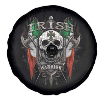 Funny Irish Warrior Spare Tire Cover Vintage Skull Celtic Cross Ireland Flag