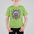 Funny Irish Warrior T Shirt For Kid Vintage Skull Celtic Cross Ireland Flag