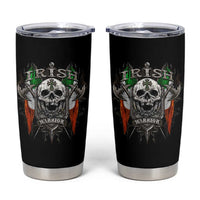 Funny Irish Warrior Tumbler Cup Vintage Skull Celtic Cross Ireland Flag