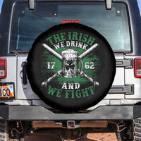 Irish Soldiers 1762 Spare Tire Cover The Irish We Drink And We Fight Shamrock Beer Parade