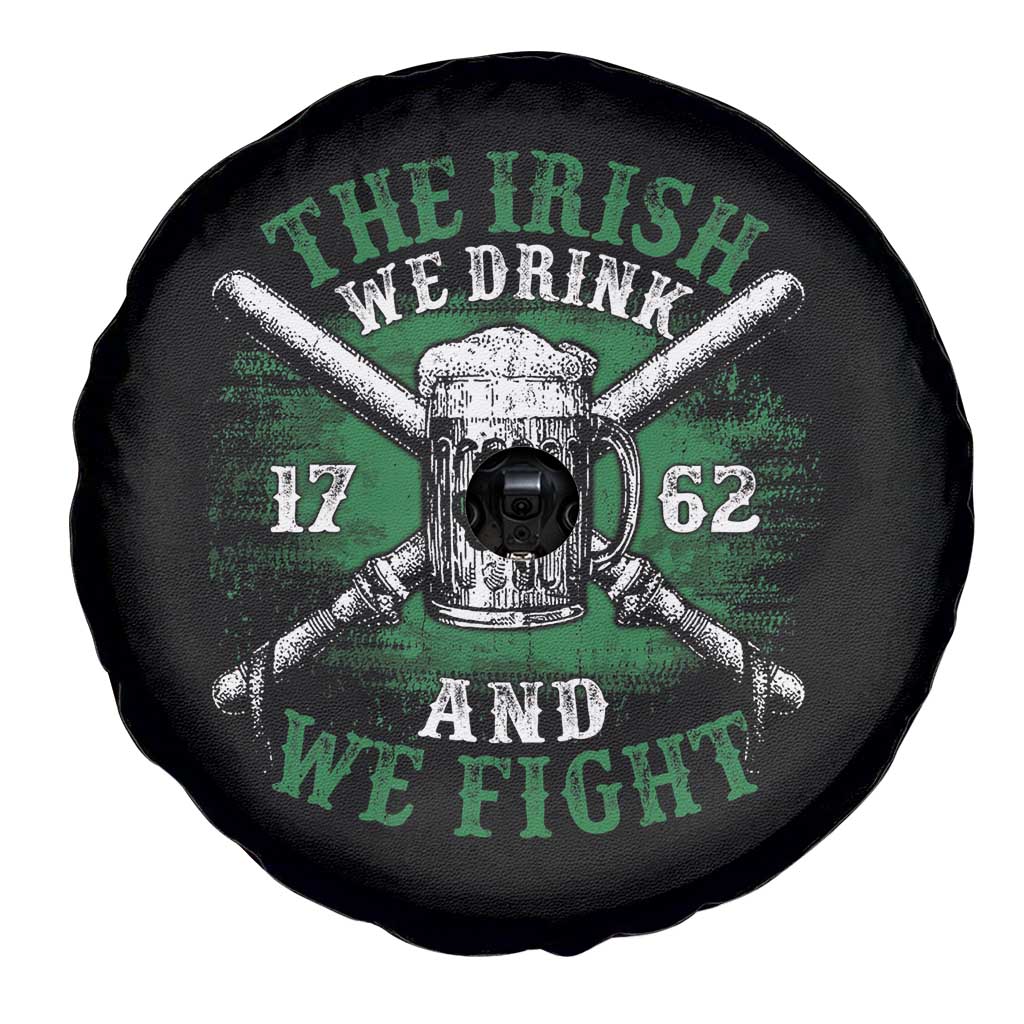 Irish Soldiers 1762 Spare Tire Cover The Irish We Drink And We Fight Shamrock Beer Parade
