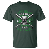 Irish Soldiers 1762 T Shirt The Irish We Drink And We Fight Shamrock Beer Parade