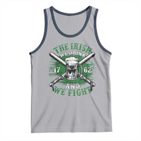 Irish Soldiers 1762 Tank Top The Irish We Drink And We Fight Shamrock Beer Parade