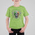 Irish Viking T Shirt For Kid Irish To The Bone Vintage Ireland Flag Skull