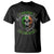 Irish Viking T Shirt Irish To The Bone Vintage Ireland Flag Skull
