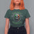 Irish Viking T Shirt For Women Irish To The Bone Vintage Ireland Flag Skull