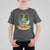 Proud To Be Irish American T Shirt For Kid Vintage Ireland USA Flag Shamrock Harp