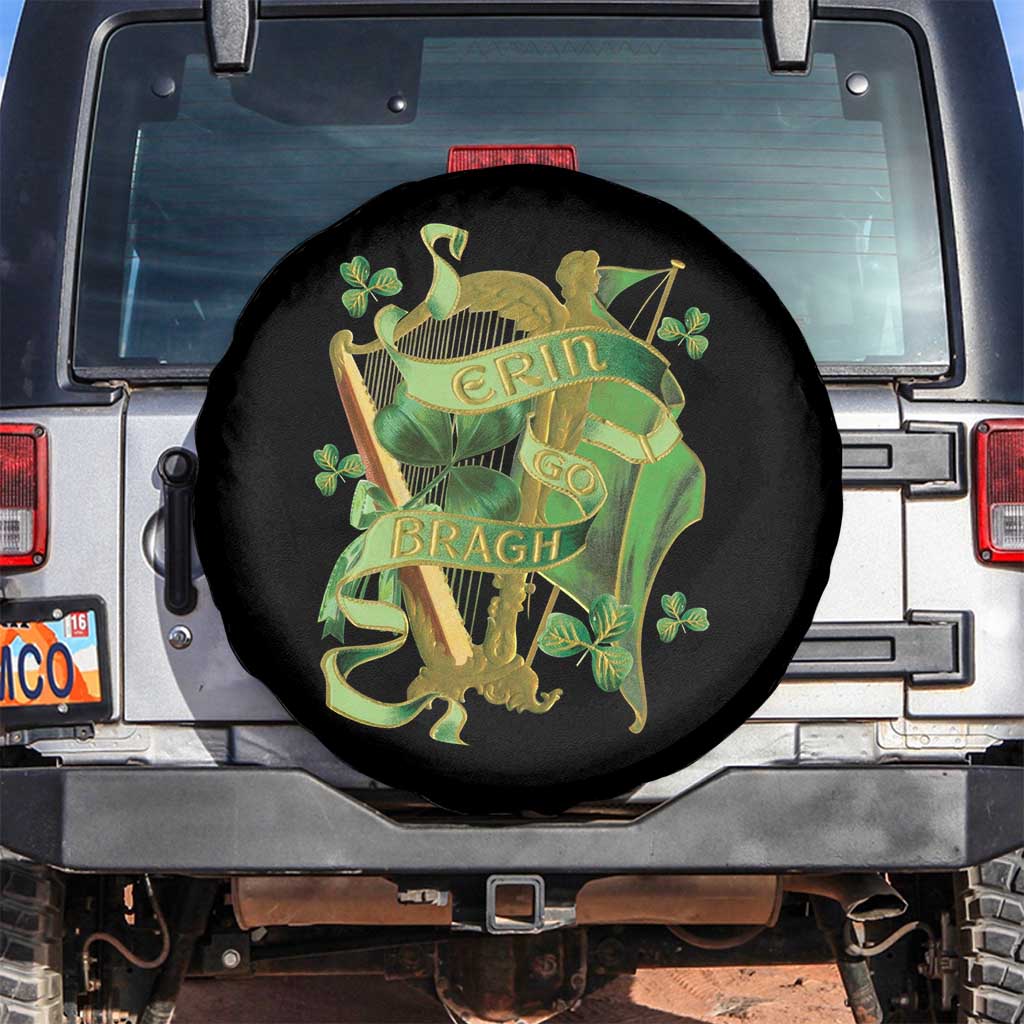 Irish Pride Spare Tire Cover Erin Go Bragh Harp Shamrock St Patrick's Day