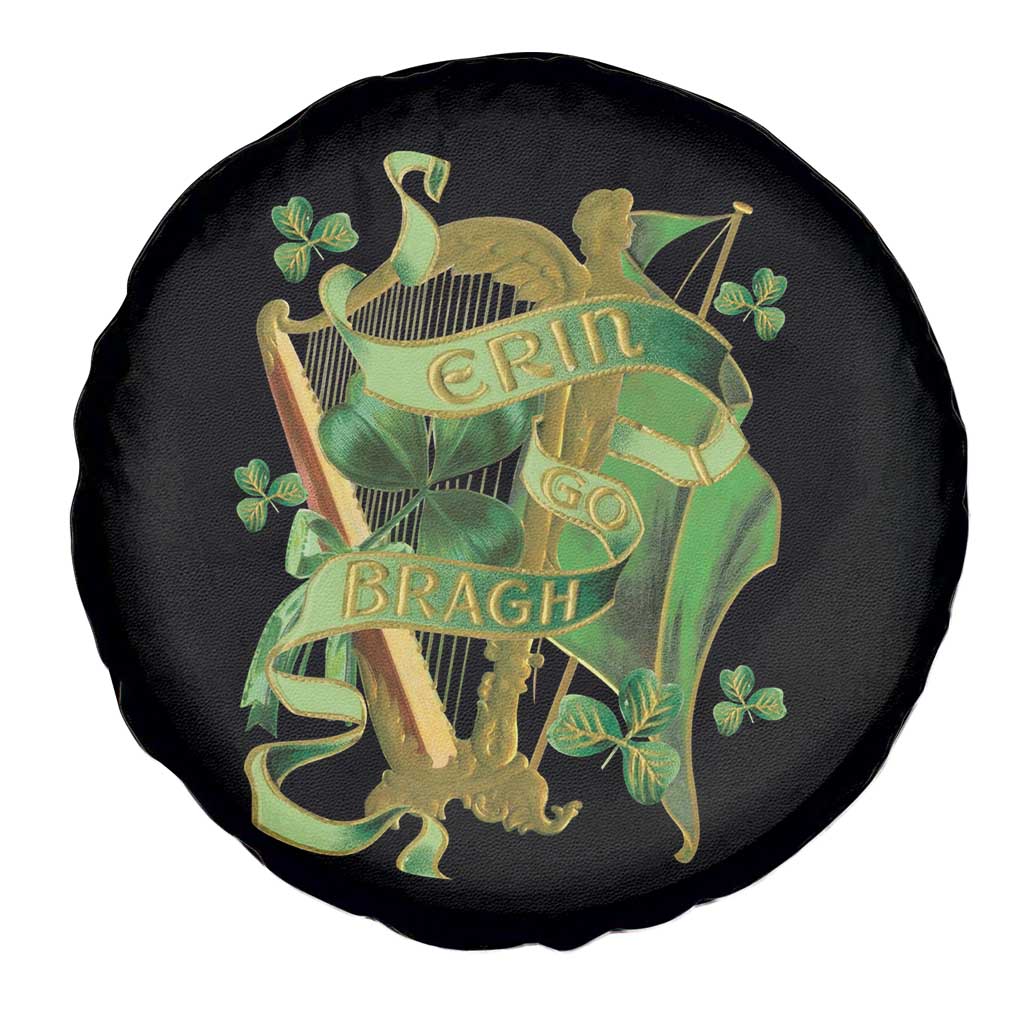 Irish Pride Spare Tire Cover Erin Go Bragh Harp Shamrock St Patrick's Day