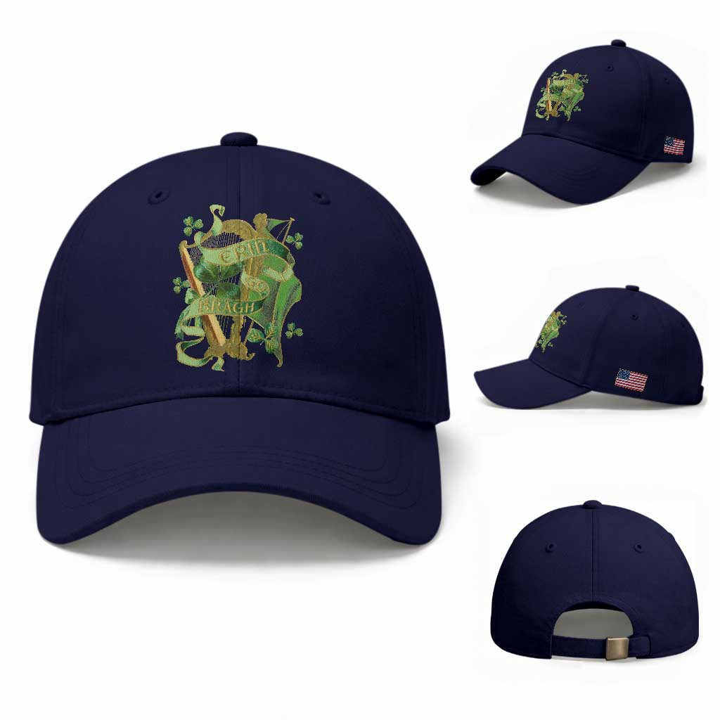 Irish Pride Baseball Cap Erin Go Bragh Harp Shamrock St Patrick's Day