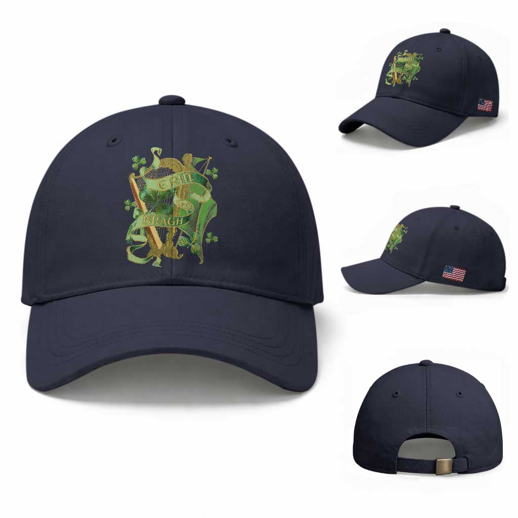 Irish Pride Baseball Cap Erin Go Bragh Harp Shamrock St Patrick's Day