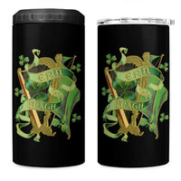 Irish Pride 4 in 1 Can Cooler Tumbler Erin Go Bragh Harp Shamrock St Patrick's Day